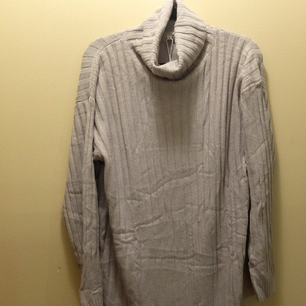 Turtleneck sweater dress